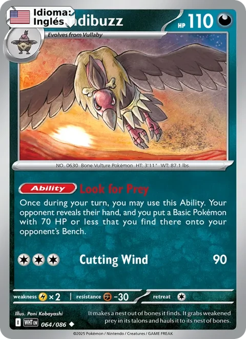 Mandibuzz (064) — White Flare