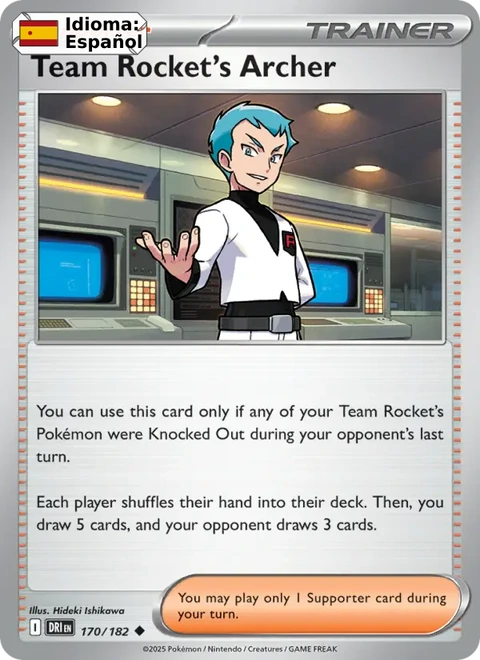 Team Rocket's Archer (170) — Destined Rivals