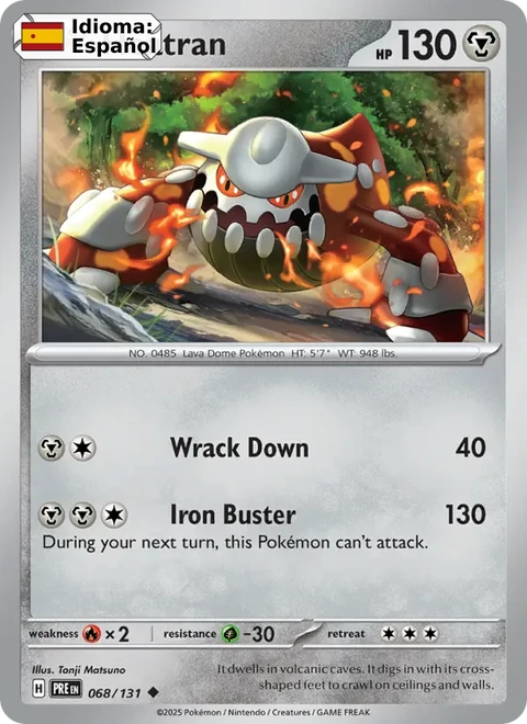 Heatran (068) — Prismatic Evolutions