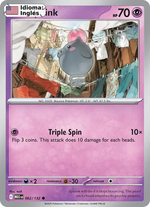Spoink (062) — Mega Evolution