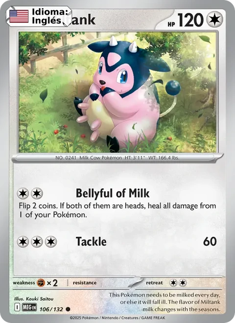 Miltank (106) — Mega Evolution