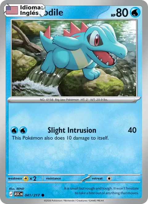 Totodile (041) — Ascended Heroes