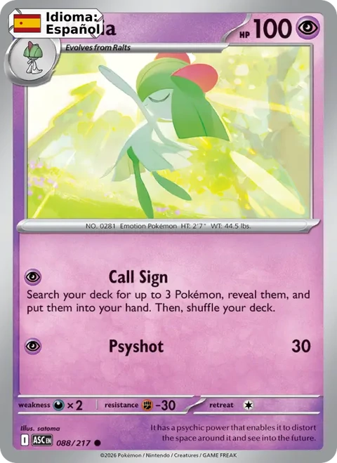 Kirlia (088) — Ascended Heroes