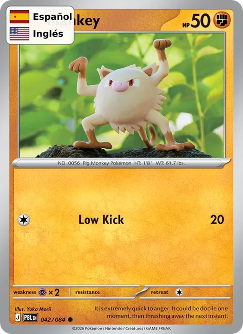 Mankey (042) — Pitch Black