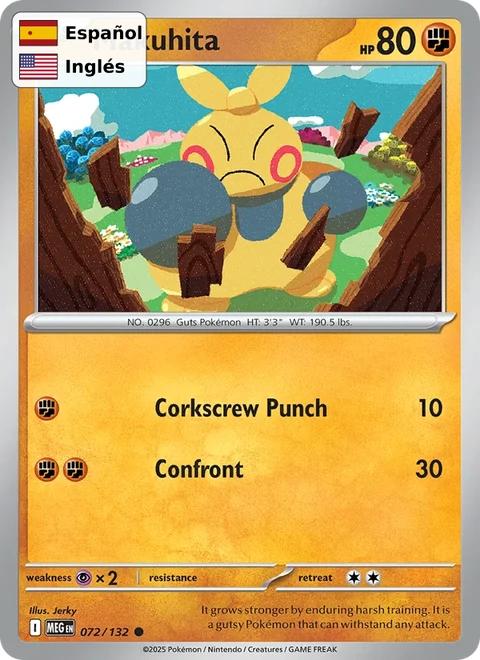 Makuhita (072) — Mega Evolution