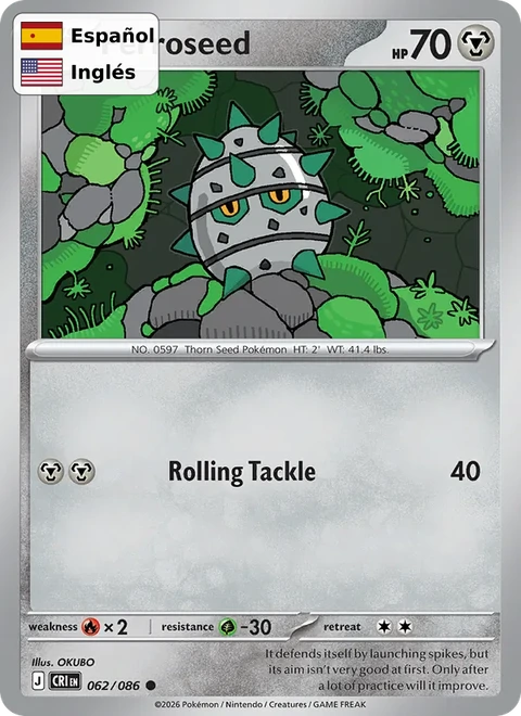Ferroseed (062) — Chaos Rising