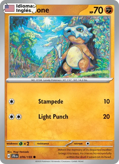 Cubone (076) — Journey Together