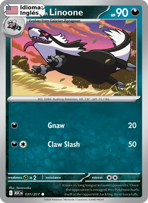 Galarian Linoone (131) — Ascended Heroes