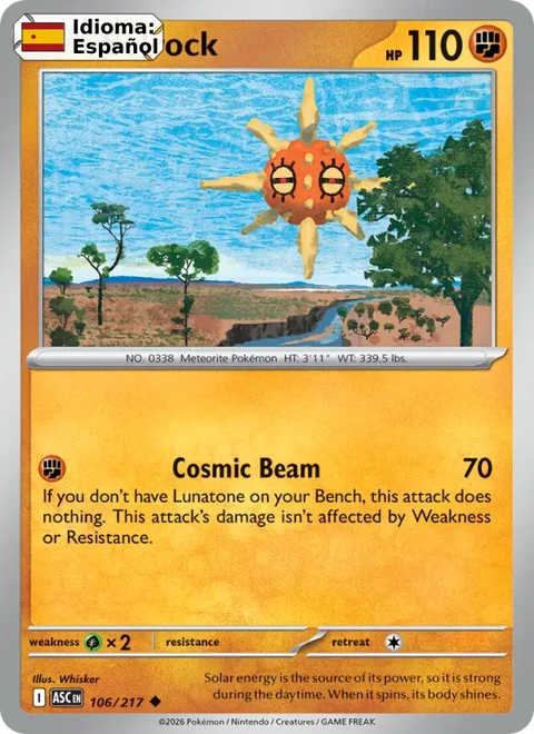 Solrock (106) — Ascended Heroes