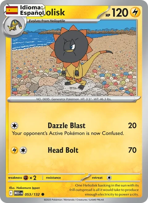 Heliolisk (053) — Mega Evolution