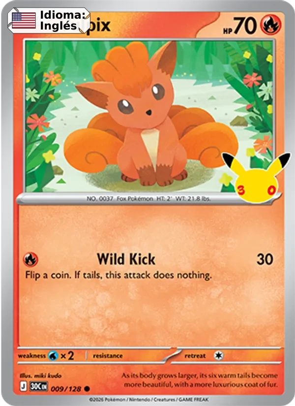Vulpix (009) — 30th Celebration
