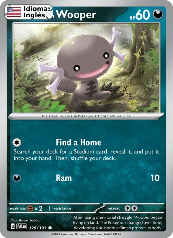Paldean Wooper (128) — Paldea Evolved