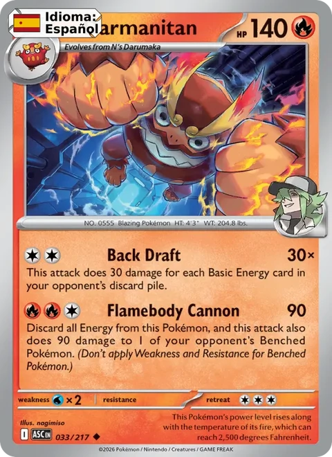 N's Darmanitan (033) — Ascended Heroes