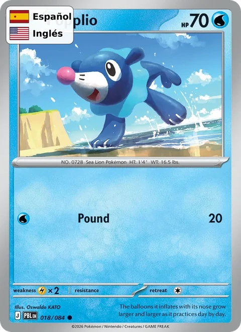Popplio (018) — Pitch Black