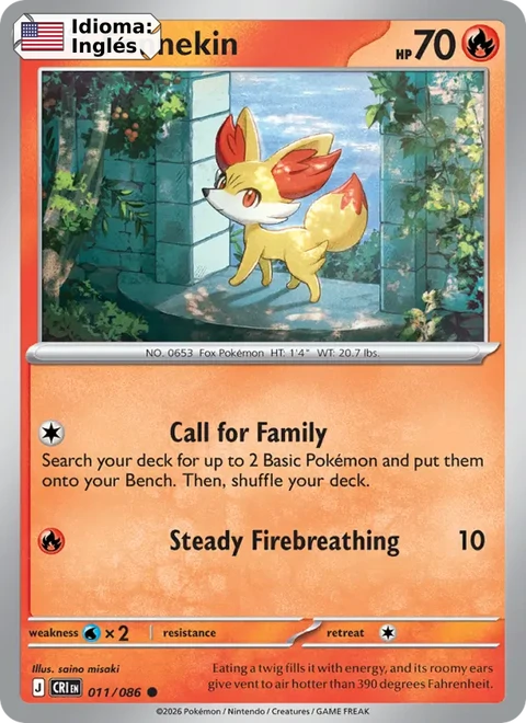 Fennekin (011) — Chaos Rising