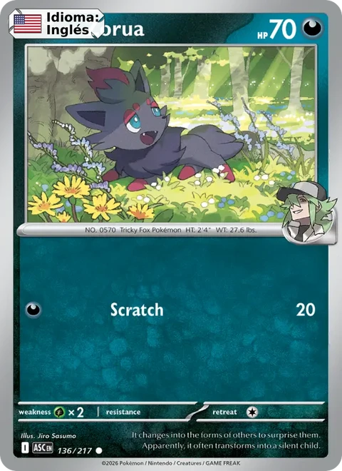 N's Zorua (136) — Ascended Heroes