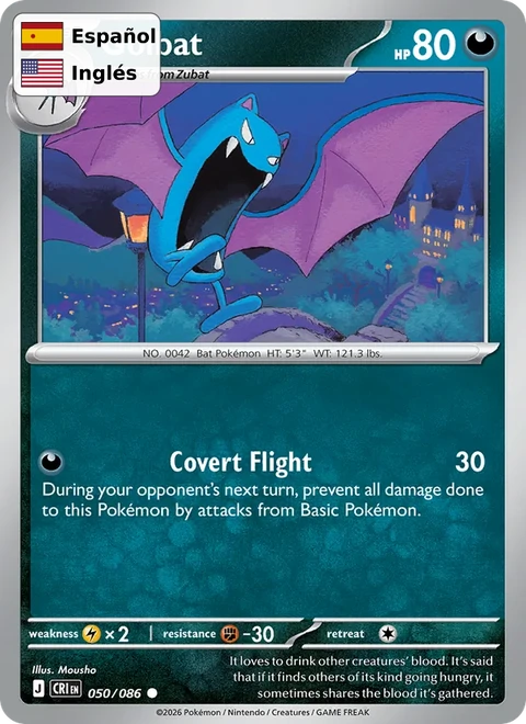 Golbat (050) — Chaos Rising