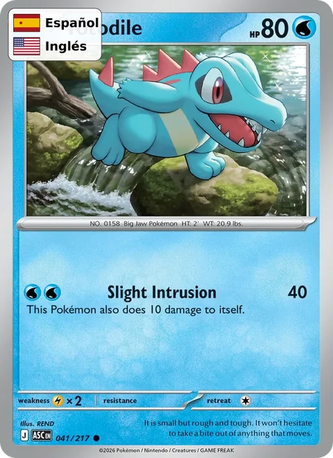 Totodile (041) — Ascended Heroes