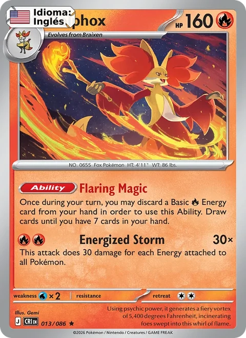 Delphox (013) — Chaos Rising