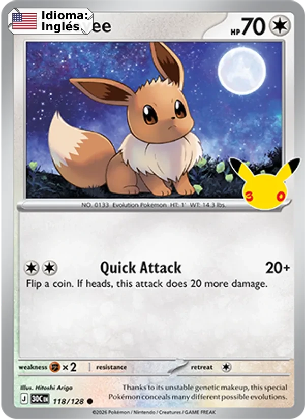 Eevee (118) — 30th Celebration