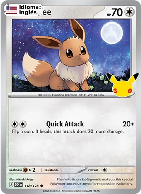 Eevee (118) — 30th Celebration