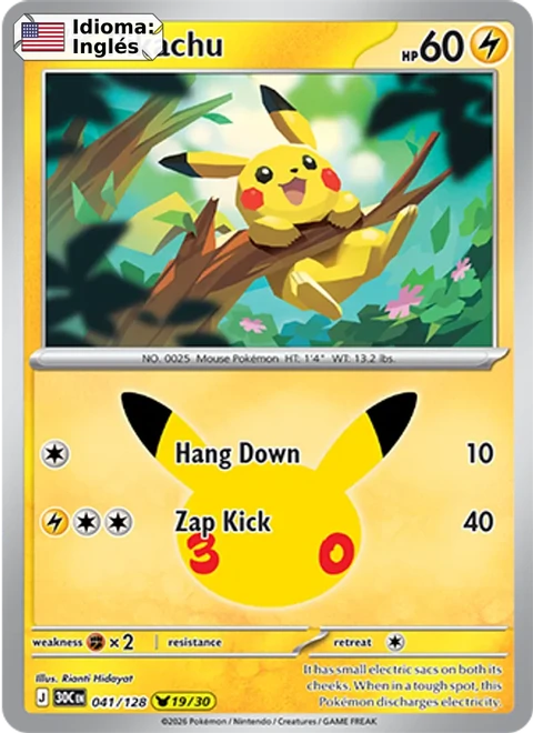 Pikachu (041) — 30th Celebration