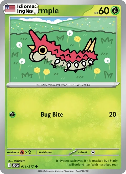Wurmple (011) — Ascended Heroes