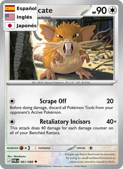 Raticate (061) — Perfect Order
