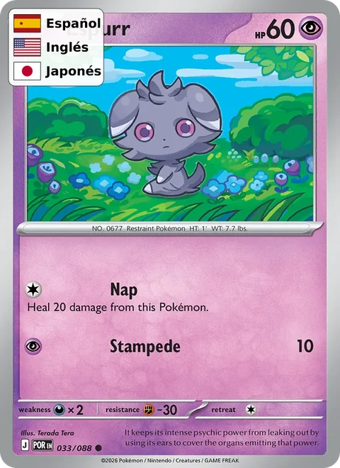 Espurr (033) — Perfect Order
