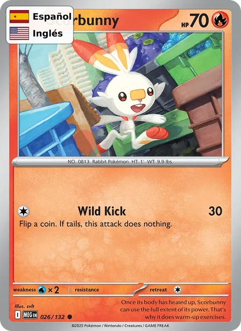 Scorbunny (026) — Mega Evolution