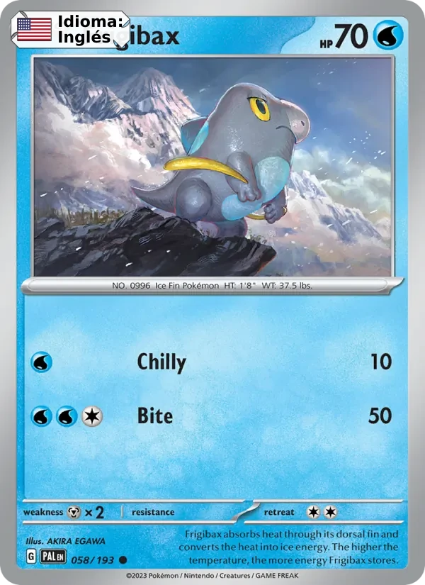 Frigibax (058) — Paldea Evolved
