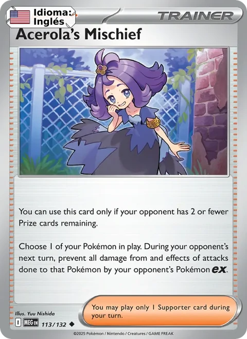 Acerola's Mischief (113) — Mega Evolution