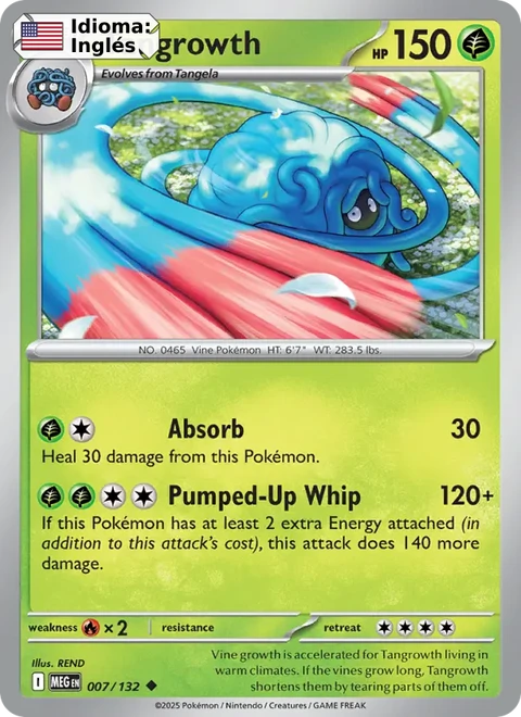 Tangrowth (007) — Mega Evolution
