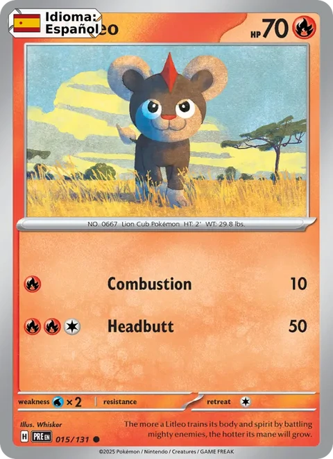 Litleo (015) — Prismatic Evolutions