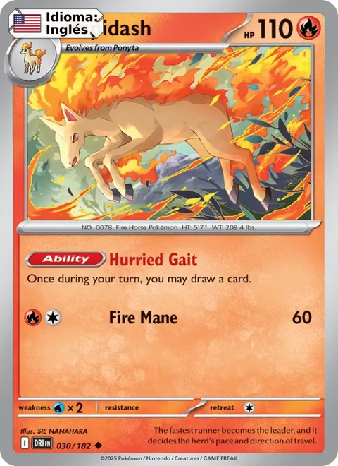 Rapidash (030) — Destined Rivals