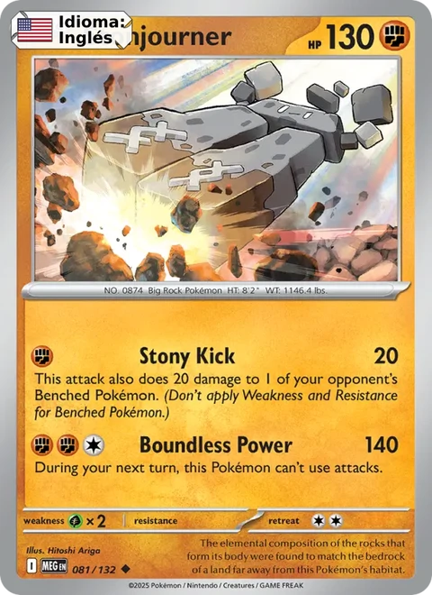 Stonjourner (081) — Mega Evolution