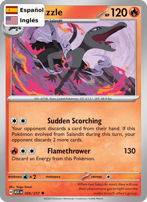 Salazzle (035) — Ascended Heroes