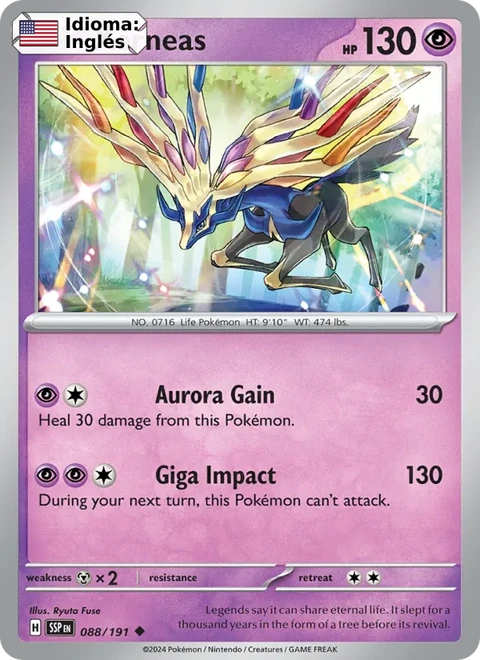 Xerneas (088) — Surging Sparks
