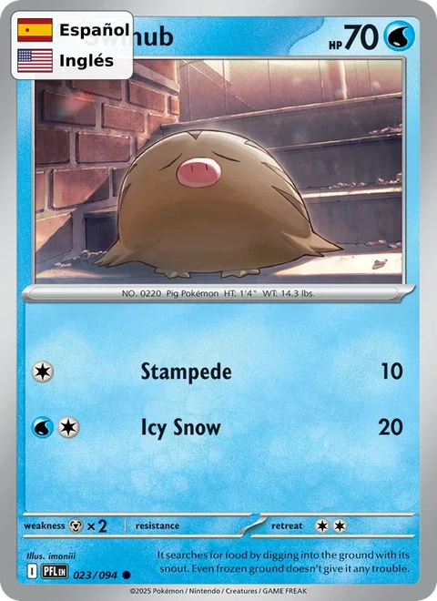 Swinub (023) — Phantasmal Flames