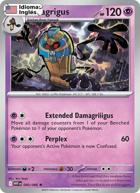 Cofagrigus (040) — White Flare