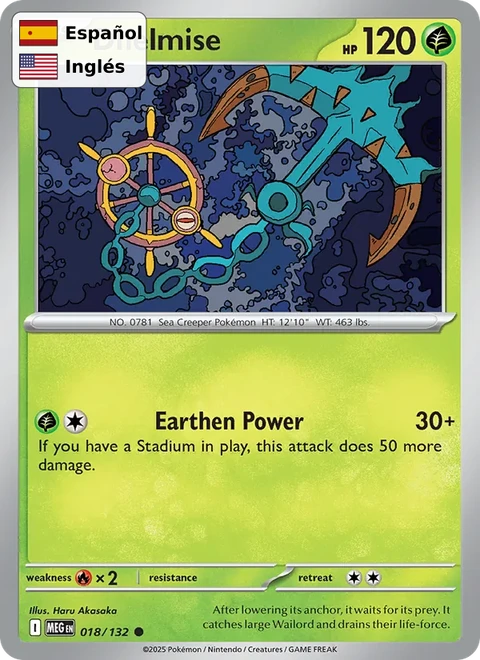 Dhelmise (018) — Mega Evolution
