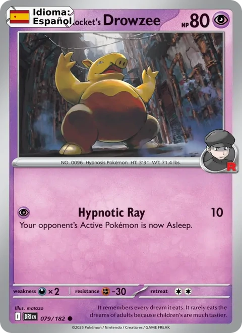 Team Rocket's Drowzee (079) — Destined Rivals