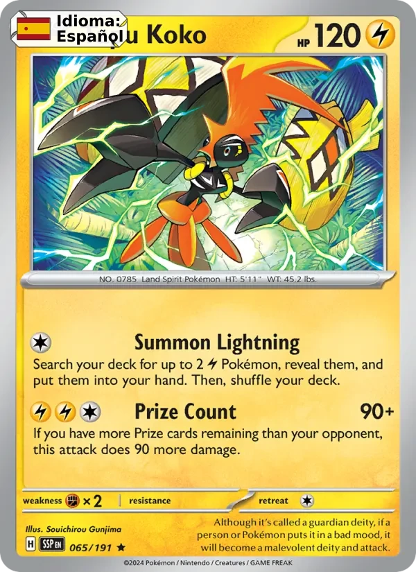 Tapu Koko (065) — Surging Sparks