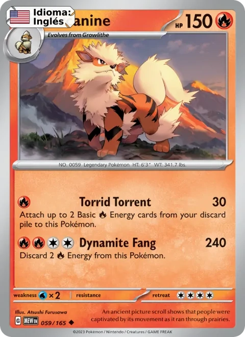 Arcanine (059) — 151