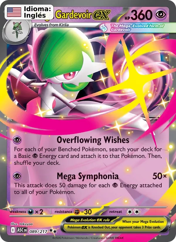 Mega Gardevoir ex (089) — Ascended Heroes