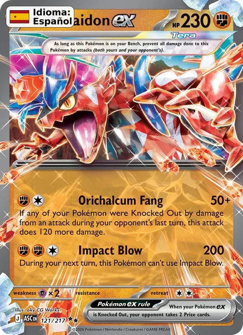 Koraidon ex (121) — Ascended Heroes