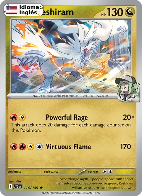 N's Reshiram (116) — Journey Together