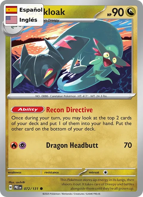 Drakloak (072) — Prismatic Evolutions