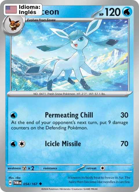 Glaceon (054) — Twilight Masquerade
