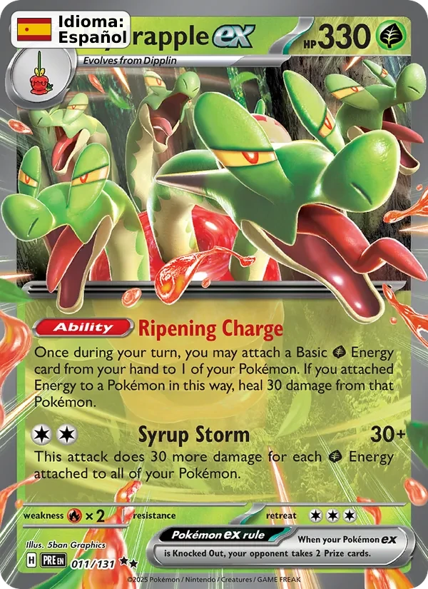 Hydrapple ex (011) — Prismatic Evolutions